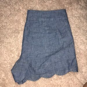 LOFT denim shorts